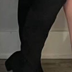 thigh high boots, size 7.